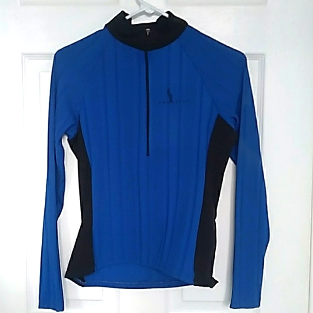 Shebeest, Royal Blue and Black, Long Sleeve Cycling Jersey